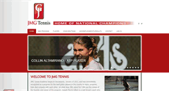 Desktop Screenshot of jmgtennis.com